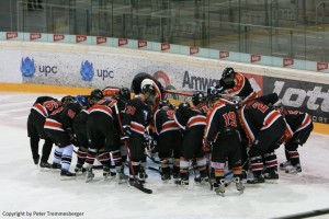 Powwow vor dem Spiel gegen die Flames